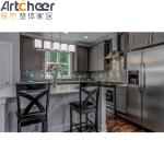 Modern Design Oak Cabinet for Stylish Solid Wood Kitchen Organization