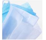 3 Ply Earloop Non Woven Mask Disposable Flu Face Mask 17.5 * 9.5cm CE FDA