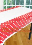 10Pcs Pack Waterproof Rectangle 137cm x 274cm Table Cover Tablecloth Plastic