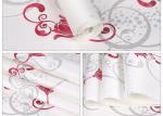 White Foam Floral Self Adhesive Wallpaper Water Resistant Wallpaper For