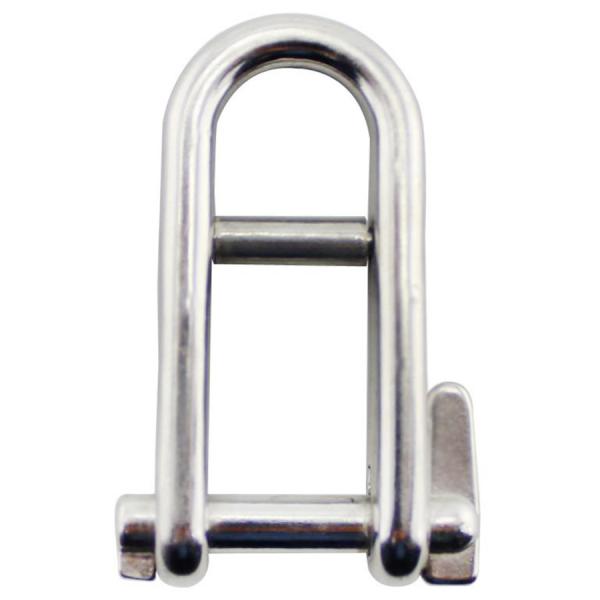 Bright Galvanized Or Coated Stainless Steel Key Pin Shackle With Bracket 0.5mm