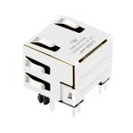 LPJE101A65NL Tab Up Green/Green LED 1X1 Port RJ45 Jack without Integrated