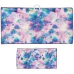 Wholesale Beautiful Printed Microfiber Waffle Golf Towel With Custom Logo