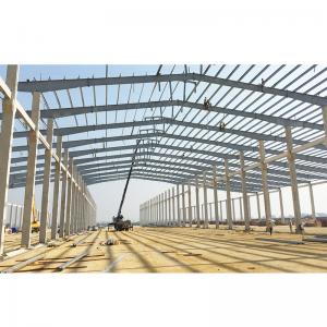 China Light Gauge Modular Steel Construction Long Span Portal Frame Greenhouse on sale