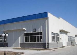 China Pre Manufactured Light Steel Structure Warehouse With EPS / Rockwool / PU Insulation on sale