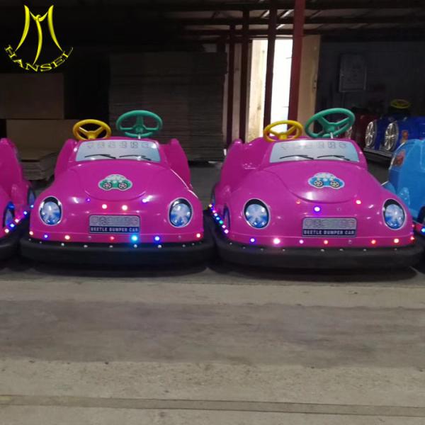 Hansel amusement park equipment and ride on electric toy bumper car with coin