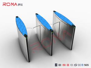 Wholesale Access Control Automatic Flap Turnstile Walk Through Optical Turnstile For Subway Station from china suppliers