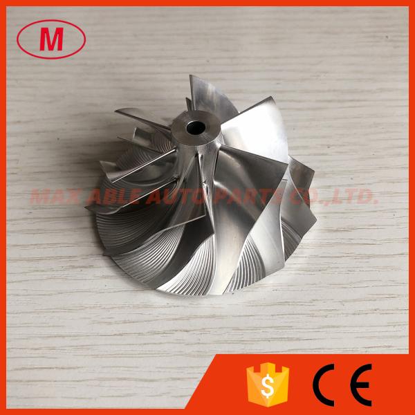 GT15-25 20G reverse 52.56/68.01mm 6+6 blades high performance turbo milling/aluminum 2618/billet compressor wheel