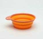 Custom Plastic Pet Bowls Puppy Round Collapsible Silicone Bowl BSCI Approved