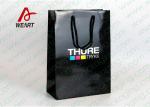 Personalized Kraft Paper Gift Bags With Ribbon Handle Embossing Surface