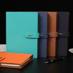2022 Monthly Planner Hardcover Customized Leather Notebook Gift Set Executive
