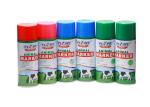 Blue / Red / Green three colors Aerosol Animal Marking Spray for pigs, horses