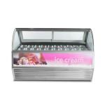 Frost Free Ice Cream Display Freezer Fan Cooling With Ultimate Temperature -18