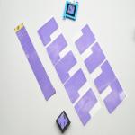 Soft Compressible Violet 4W Thermal Gap Filler 50 shore00 apply for High speed