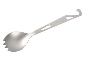 Wholesale Silver Portable Titanium Fork Spoon Light Weight For Outdoor Hiking Cutlery from china suppliers