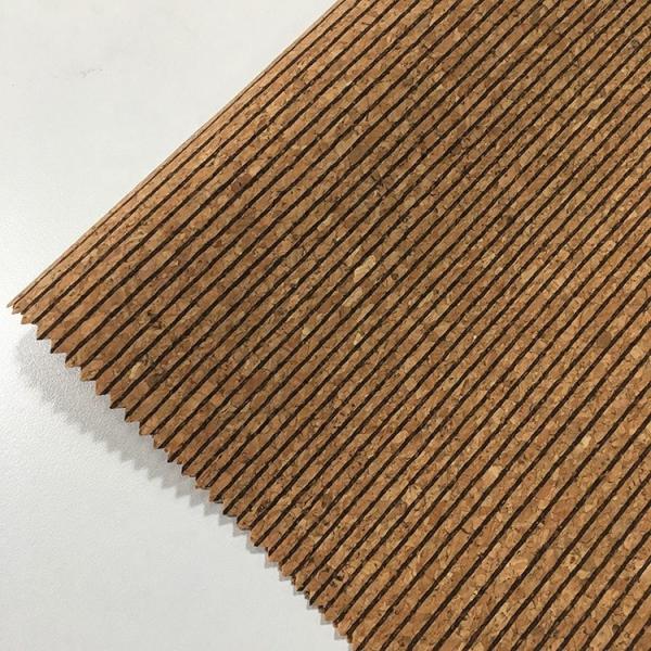 OEM Cork Leather Fabric Hydrolysis Resistant Smooth Tough Flexibility Woven