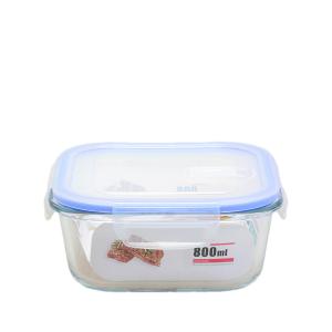 Wholesale Airtight Glass Food Saver Containers 800ML Multiple Glass Food Storage Set from china suppliers