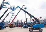 Long Boom Arm Truck With Cage Bucket 18m Self Propelled Straight Arm Aerial Work