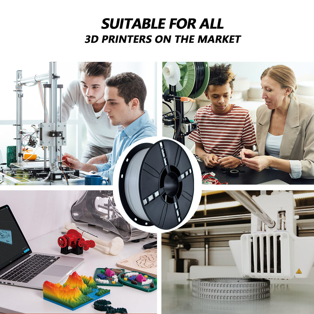 PLA Filament 1.75mm Light Filament 3D Printer Filament with Packing Box Size 21*21*7cm from Iboss