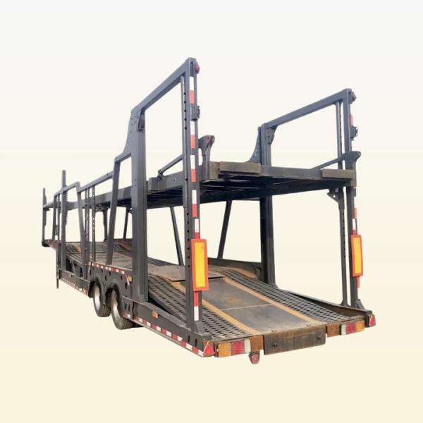 80t Max Payload Flatbed Skeleton Semi Trailer for Car Transportation to Meet '