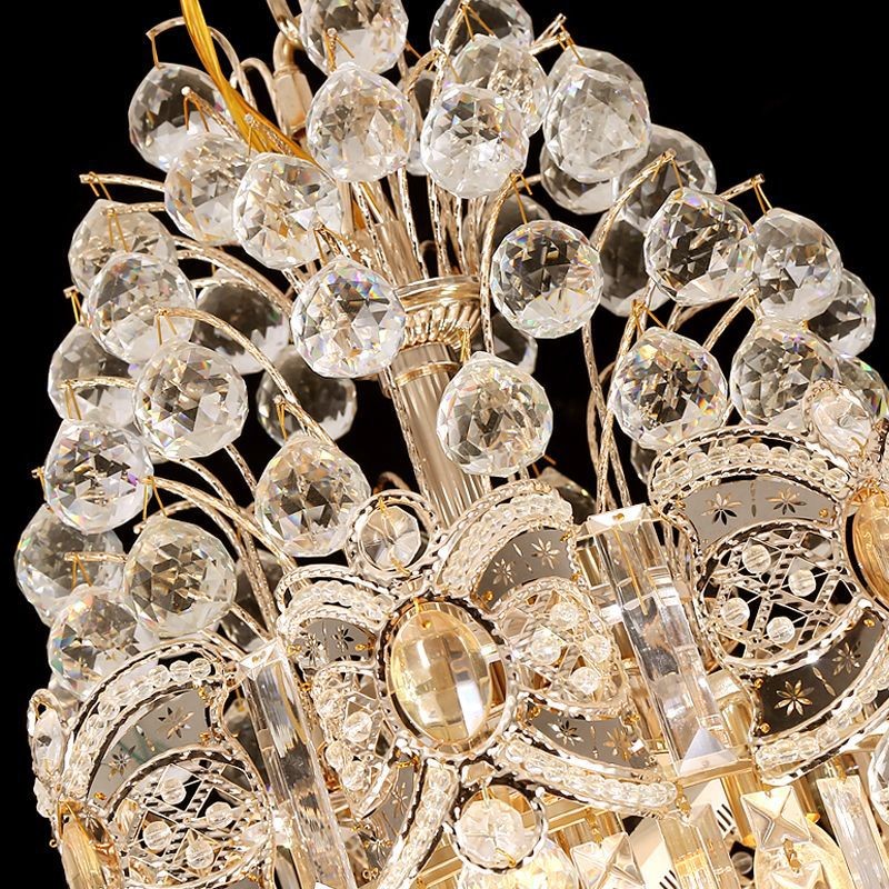 JYLIGTING Contemporary Style Indoor Decoration Villa Hotel Modern Chandelier Lamp Pendant For Dining Room Crystal Pendant Light