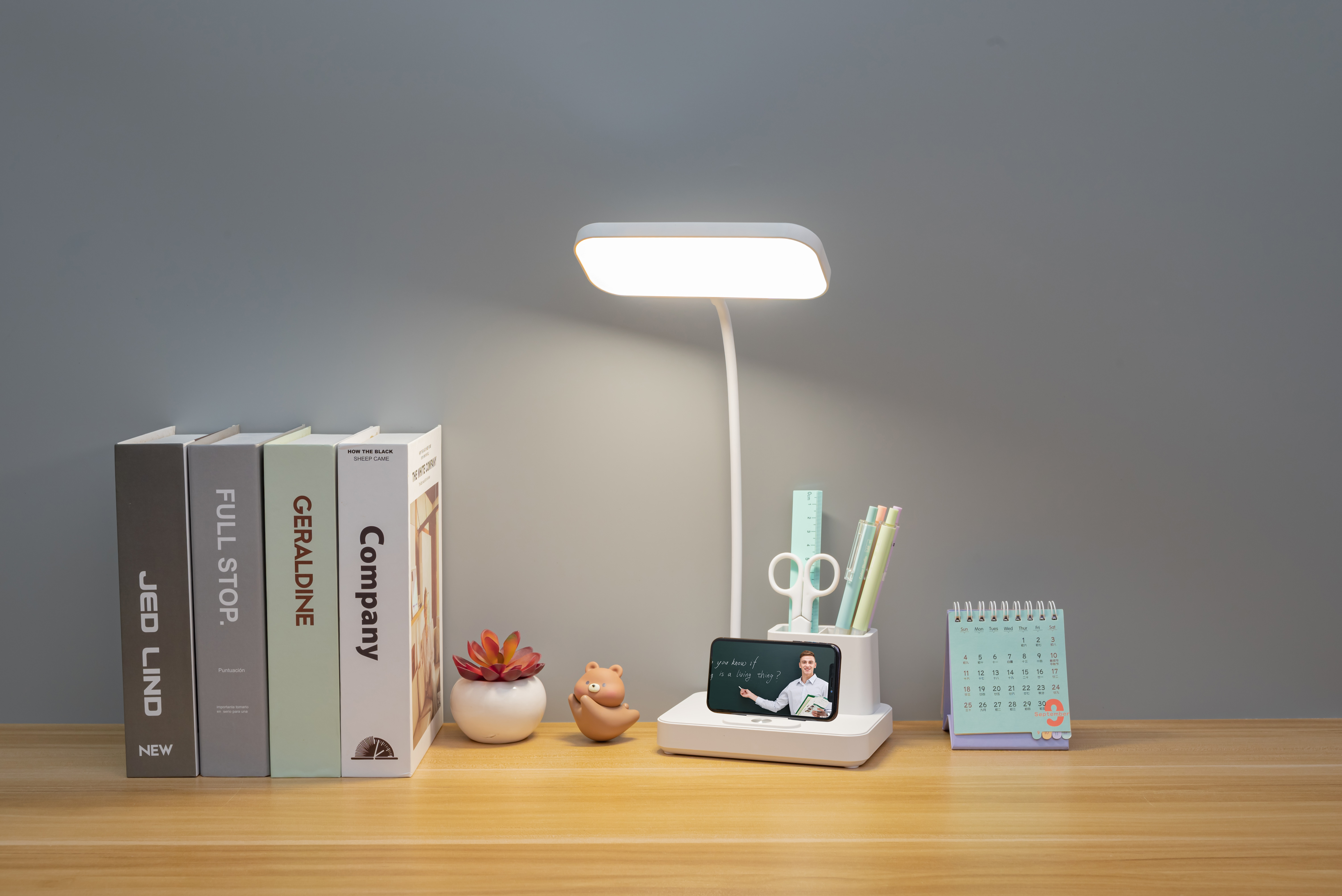 LED Desk Lamp Ideal for Study Room Bedroom Adjustable Brightness and Energy Saving Lighting Solution
