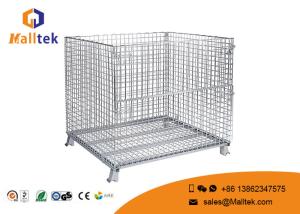 Wholesale Heavy Duty Wire Mesh Storage Cages Customized Galvanized Saving Space from china suppliers