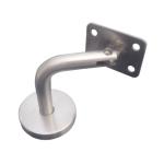 stainless steel Handrail bracket RS304 wall to rail, finishing satin or mirror,