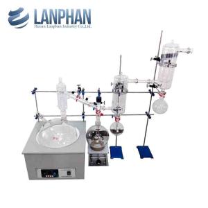 Wholesale 20 Liter Short Path Distillation Equipment Fractional Glass Distillation Kit from china suppliers