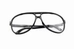 Clear Lens Plastic Diffraction Glasses With Black Frame For Travel Site