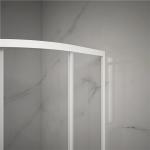 6mm tempered glass 900x900x2000mm Bathroom Curved Corner Shower Enclosure ,