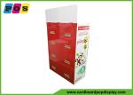 Free Standing Cardboard Floor Display Stands , Shiny Printing Cardboard Pop Up