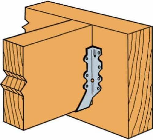 2x8 Joist Hanger, 20 Gauge LU28 Galvanizing Face Mount Joist Hangers, Wood