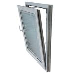 Swing Open Style Windproof Hurricane Impact Glass UPVC PVC Casement Window