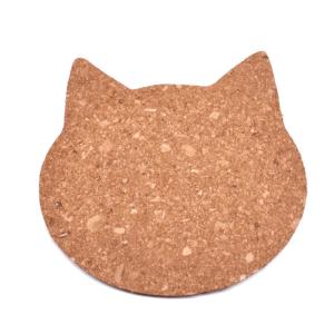 Wholesale FDA Natural Cork Coasters Cat Cloud Shape OEM from china suppliers
