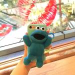 Soft TPU Korea Elmo Sesame Street 3D Plush Doll Cell Phone Case Back Cover For