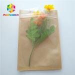 Resealable Custom Paper Bags Food Grade Three Side Seal Aluminum Foil Cookie