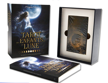 Custom Card Game Printing with Glossy/Matte Lamination and Tarot Card Rolling Gold Border