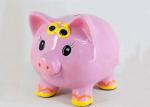 Pink Ceramic Piggy Bank In Cloth Cute Princess Piggy Bank Customized For