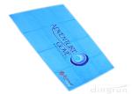 Blue Color Antistatic Custom Printed Beach Towels For Adults 400gsm