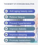 Relieve Stress H2 O2 Inhaler Hydrogen Production Machine High Flow Rate