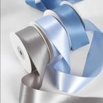 Polyester 4cm Solid Color Satin Ribbon 196 Colors to Choose