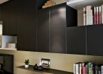 Black Color PVC Self Adhesive Wallpaper For Study Room,No Glue Needed