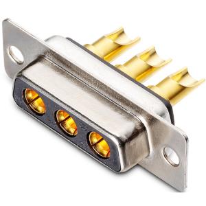 Wholesale 3w3 power D-SUB connector combo type hole on 10/20/30/40 amps female socket solder for cable assembly from china suppliers