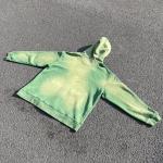 Unisex Sun Faded Zipper Vintage Sweatshirt Custom Men Heavyweight Oversize Crop