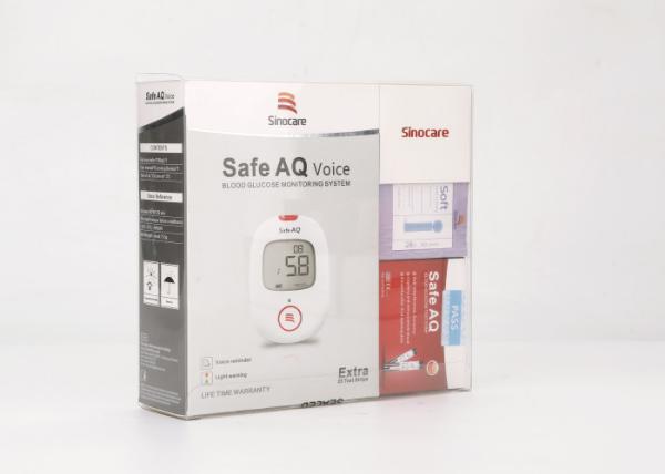 Trace Blood Technology Blood Glucose Meter Kit 20-600mg/dL Test Range Long