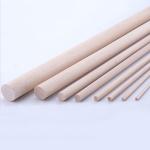 Polished 4mm Unfinished Wood Crafts Long Round Wooden Sticks