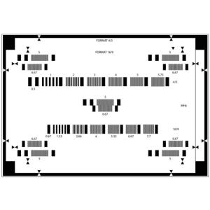Wholesale Sineimage YE0207 Resolution Test Chart from china suppliers