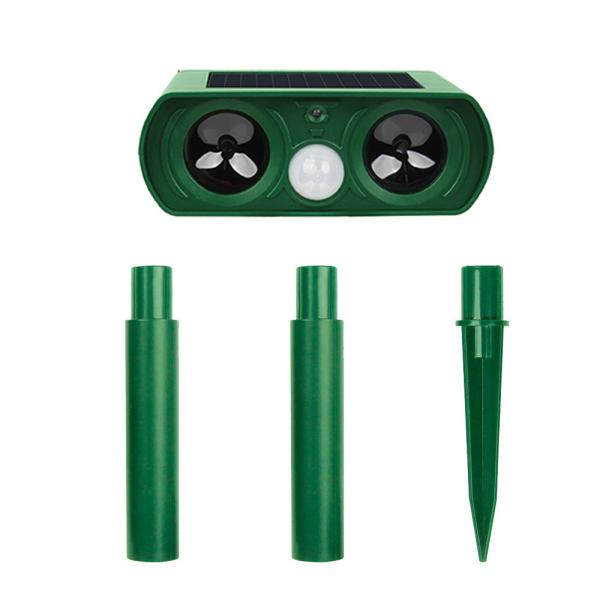 Motion Sensor and Flashing Lights Solar Animal Repeller for Outdoor Protection