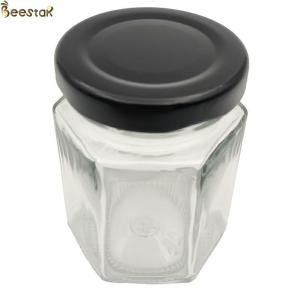 Wholesale 35ml Muti Prismatic Bottle 45ml 65ml 85ml Clear Hexagon Glass Honey Jar from china suppliers